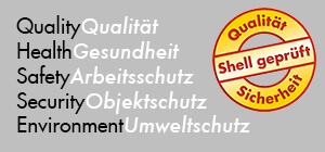 Button Sicherheit und Qualität